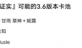 原神3.6爆料最新,神秘新角色登场，探索未知领域！